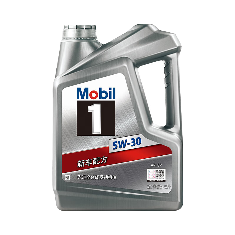 Mobil 美孚 1號(hào) 新車(chē)配方 5W-30 SP 全合成機(jī)油 4L 105.33元安裝返京豆