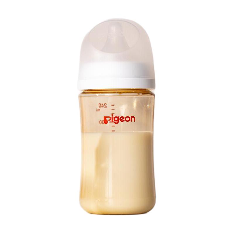 Pigeon 貝親 自然實(shí)感第3代PRO系列 AA192 PPSU奶瓶 240ml L 6月+ 92.95元