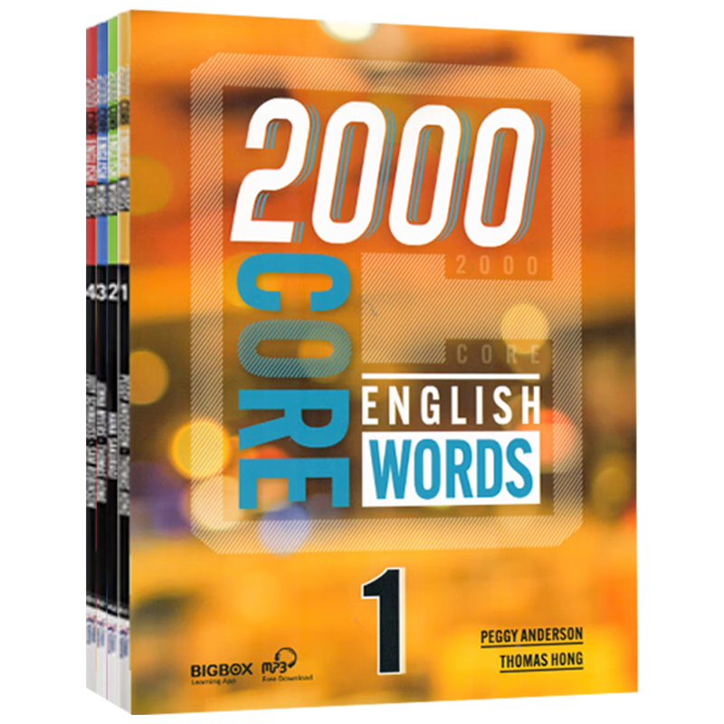 進(jìn)口原版新版2000 Core English Words 1-4級(jí) 常見詞英語2000詞 PET核心詞匯教材 小學(xué)英語單詞大全教輔書圖解辭詞典 ￥392