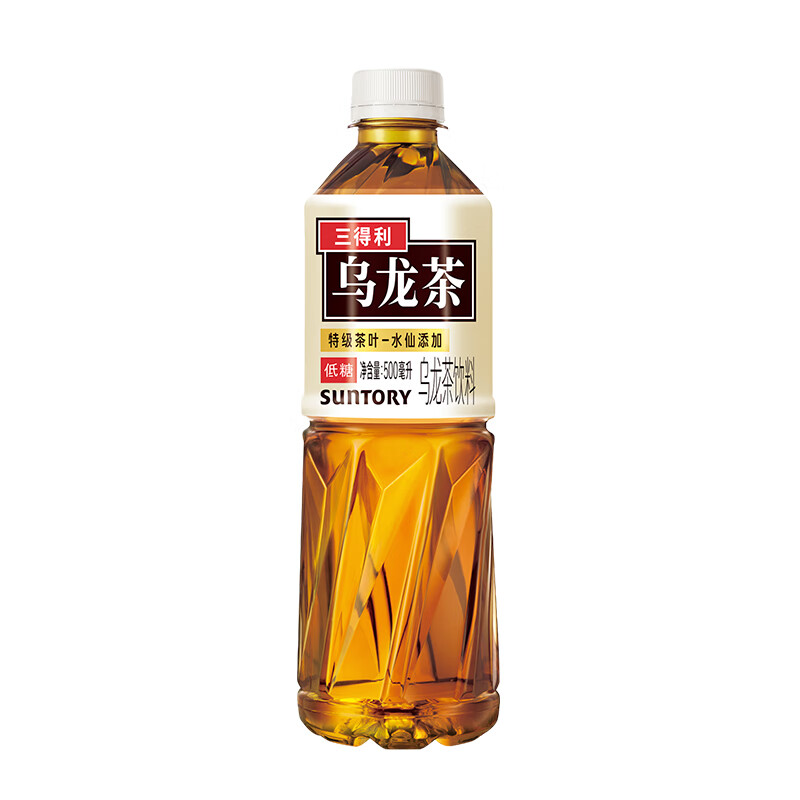 SUNTORY 三得利 低糖乌龙茶饮料 500ml*15瓶 券后41.47元