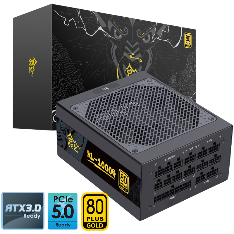 双11狂欢、限地区：鑫谷（segotep）额定1000W 昆仑KL-1000G ATX3.0电源（全日系电容/智能启停/全模组/支持4090显卡） 694.33元(需凑单，需领券)