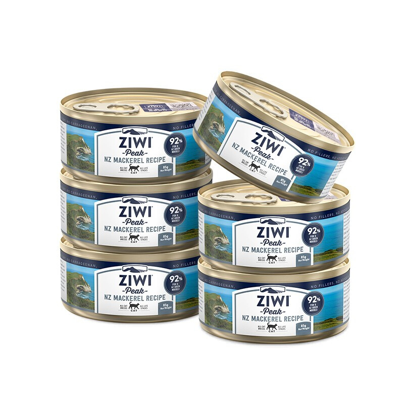 ZIWI 滋益巅峰 猫主食罐头 85g*6罐 马鲛鱼味 券后38.51元