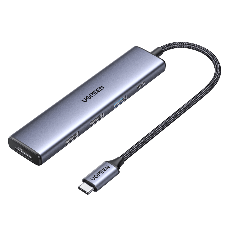 双11狂欢、京东百亿补贴：UGREEN 绿联 Type-C扩展坞 HDMI+USB*3+PD 49.78元 包邮