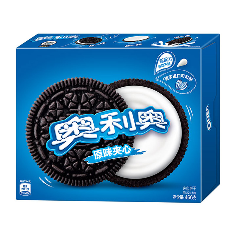 OREO 奥利奥 夹心饼干 原味 466g 券后19.9元