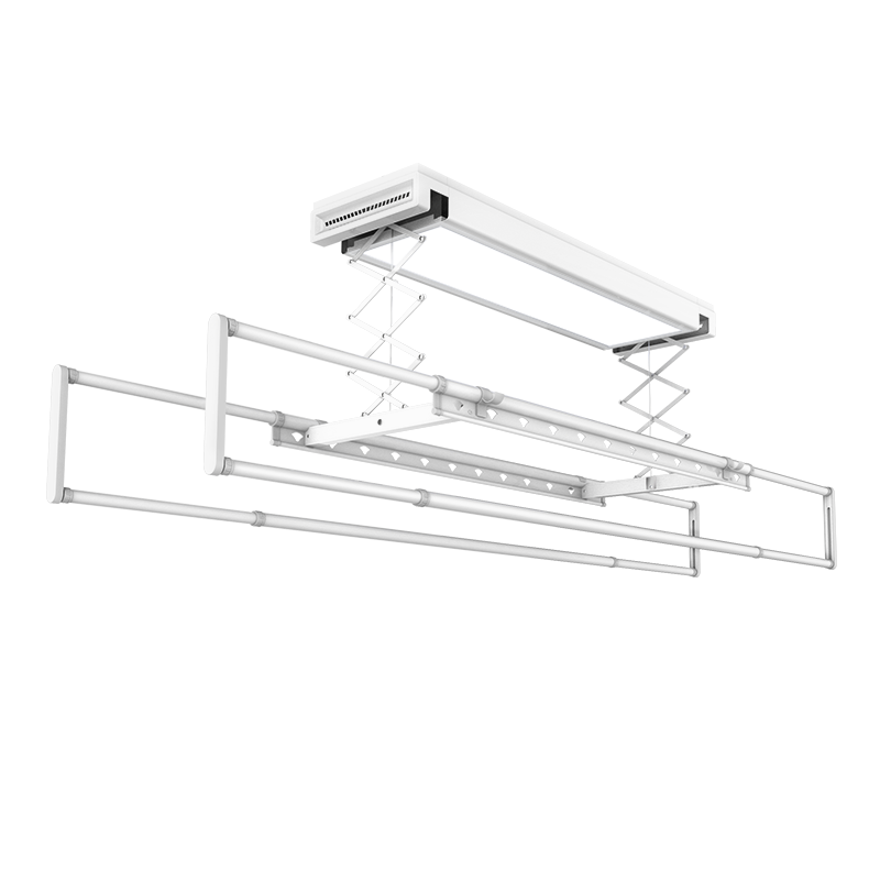 Plus、限地区:盼盼 电动晾衣架阳台智能晾衣机大屏隐藏轻抬上升白色D8大屏照明版 656.01元