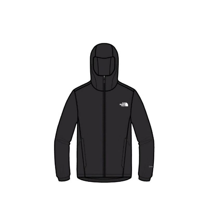 THE NORTH FACE 北面 冲锋衣男户外防风防水透汽外套83VF 黑色/JK3 XL 978元