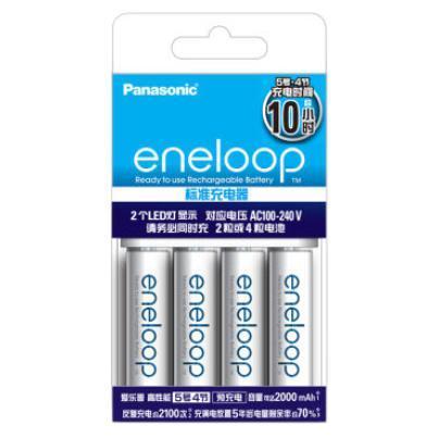 eneloop 愛樂普 KJ51MCC40C 5號充電電池 1.2V 2000mAh 4粒裝+標準充電器 券后49.25元