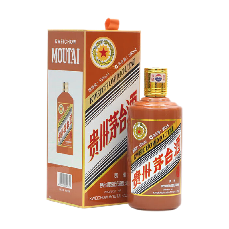 PLUS会员：MOUTAI 茅台 甲辰龙年 生肖纪念酒 53﹪vol 酱香型白酒 500ml 单瓶装 2328.3元包邮