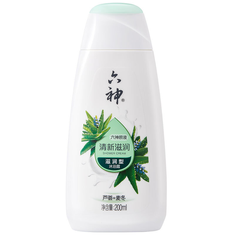 六神 清新滋润沐浴露 200ml 券后7.51元