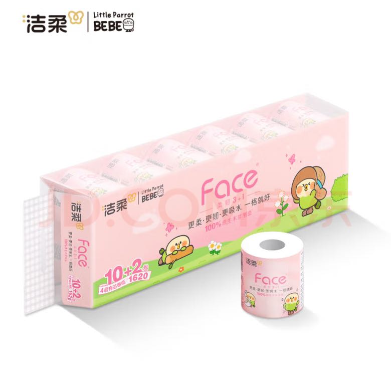 C&S 潔柔 Face系列 卷紙 4層135g12卷 券后15.66元