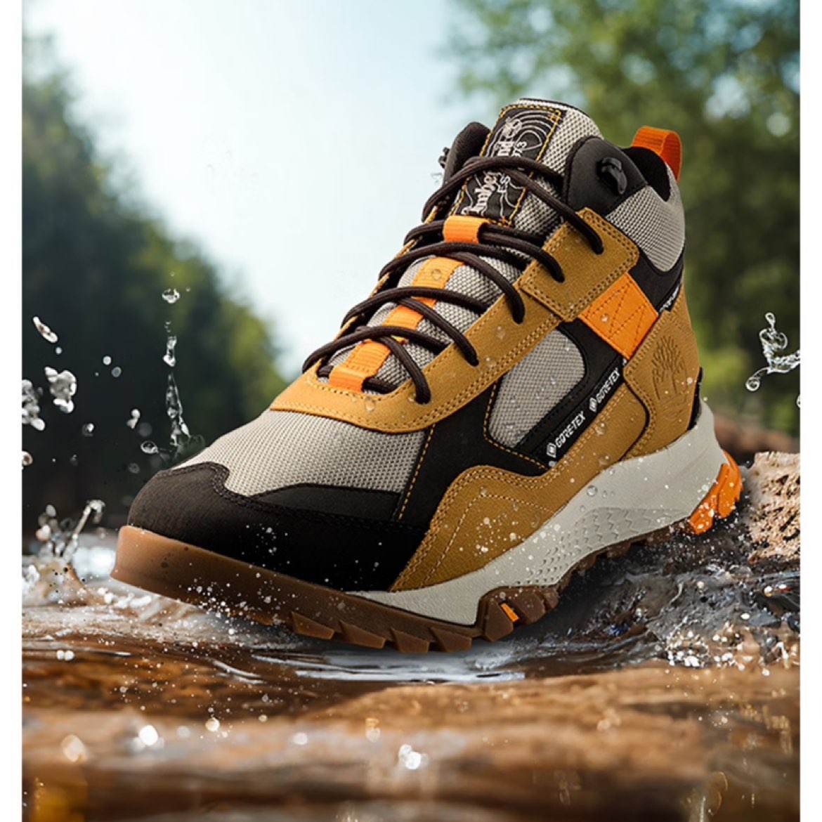 添柏嵐（Timberland）官方男鞋24秋冬新款中幫徒步鞋 599.05元（需首購）