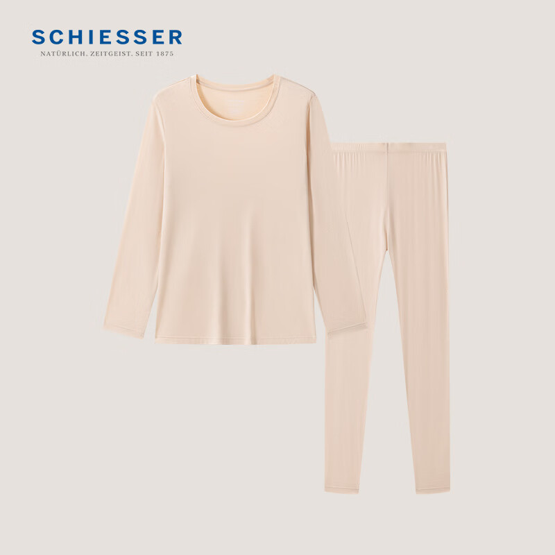 SCHIESSER 舒雅 女士抗菌肌底衣系列 秋衣秋裤套装E0/23932W 券后108.06元