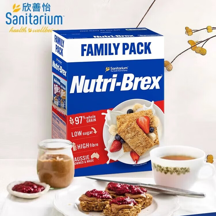 Sanitarium 欣善怡 低脂麥片 1.4kg 無糖精水果燕麥片即食代餐麥脆 券后37.82元