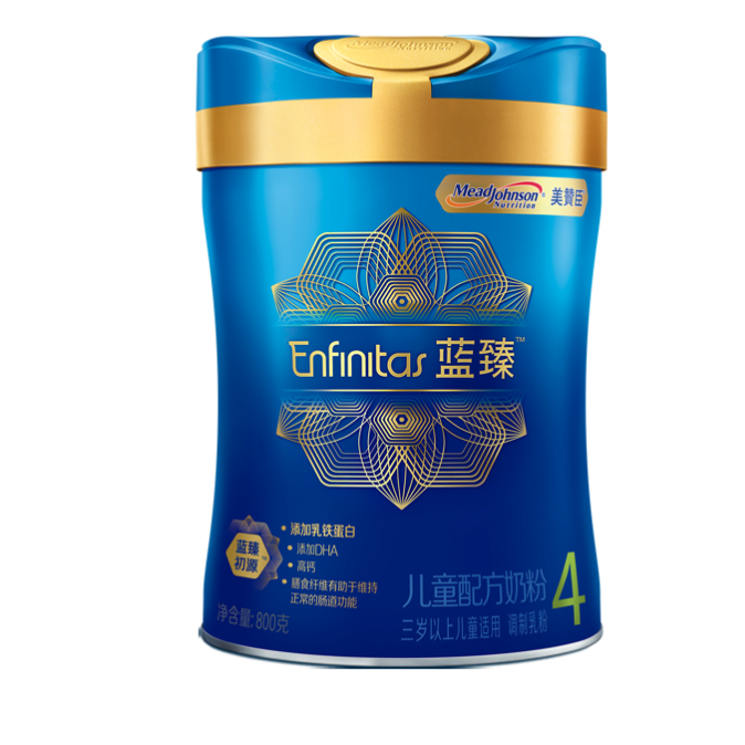 Enfinitas 蓝臻 儿童奶粉 国行版 4段 800g 273.99元