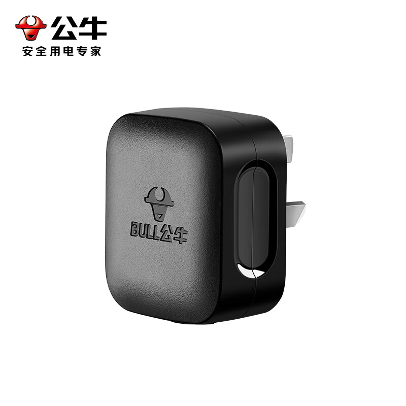 PLUS會(huì)員：BULL 公牛 插頭空調(diào)插 10A電源插座無線插排 3.39元