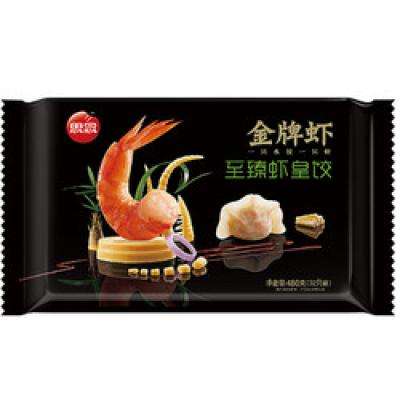 PLUS会员：思念 虾 至臻虾皇饺 480g*4件 77.8元包邮（双重优惠，合19.45元/件）