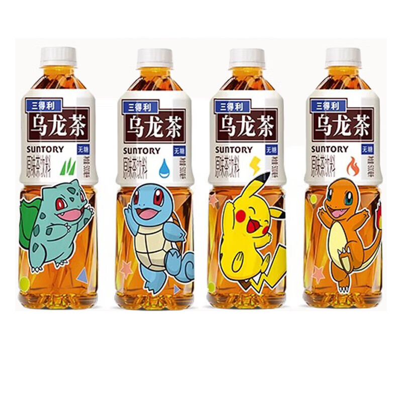 SUNTORY 三得利 无糖乌龙茶饮料 500ml*15瓶 券后52元