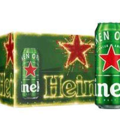 Heineken喜力 啤酒 经典罐装 整箱装麦芽啤酒 全麦酿造 原麦汁浓度≥11.4°P 500mL 12罐*2件 159.08元，折79.54元/件（需凑单）