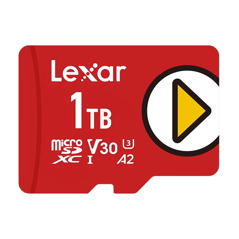 Lexar 雷克沙 PLAY系列 Micro-SD存储卡 1TB（UHS-I、V30、U3、A2） 券后526.57元