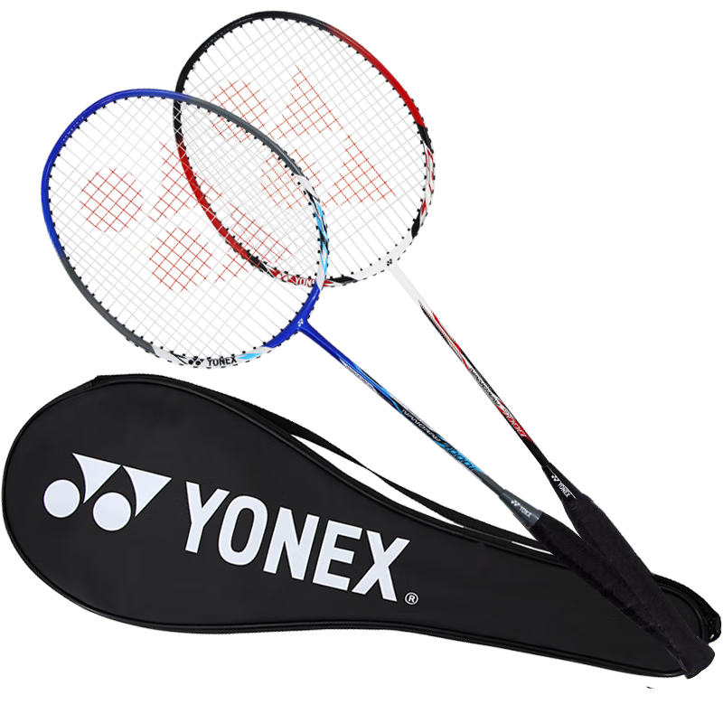 plus会员：YONEX 尤尼克斯 NR7000I 羽毛球拍 红/蓝 对拍已穿线附手胶 196.81元 包邮（需领券）