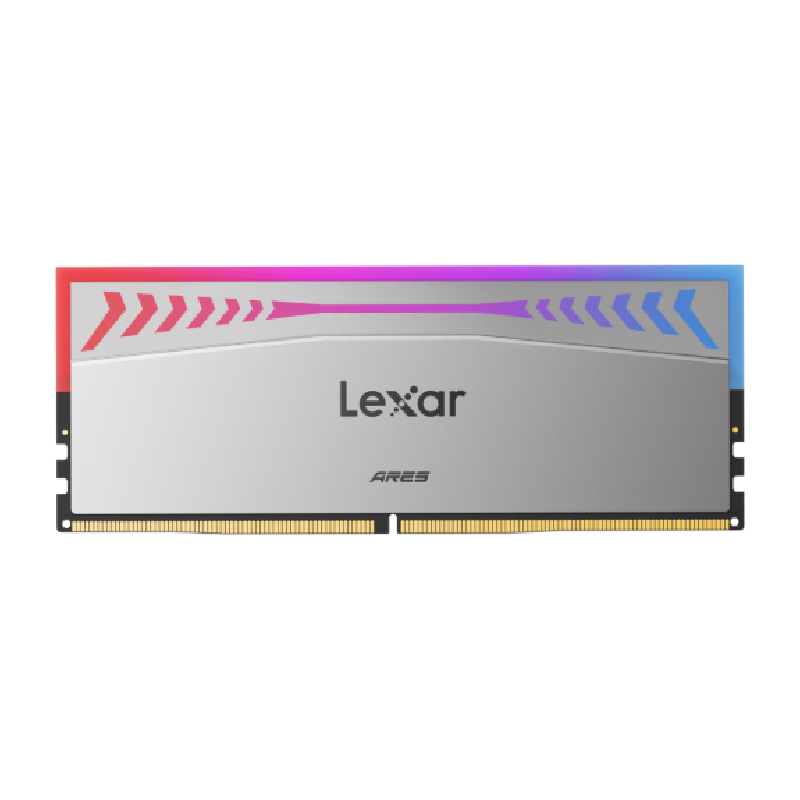 雷克沙（Lexar）DDR5 7200 32GB(16GB×2)套条 电竞RGB灯条台式内存条 CL34 Ares战神之翼  749.86元（需领券）