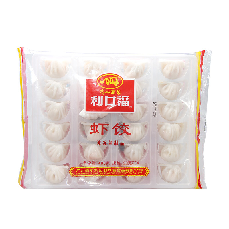 利口福 虾饺 480g 23.21元（需买2件，需用券）