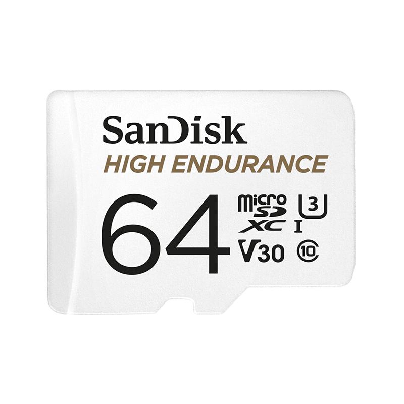 SanDisk 闪迪 64GB TF内存卡 4K V30 U3 行车记录仪&安防监控内存卡 券后49.6元