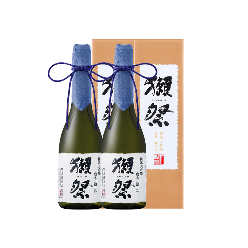 Dassai 獭祭 二割三分 纯米大吟酿 清酒 720ml*2瓶 礼盒装 660元 包邮