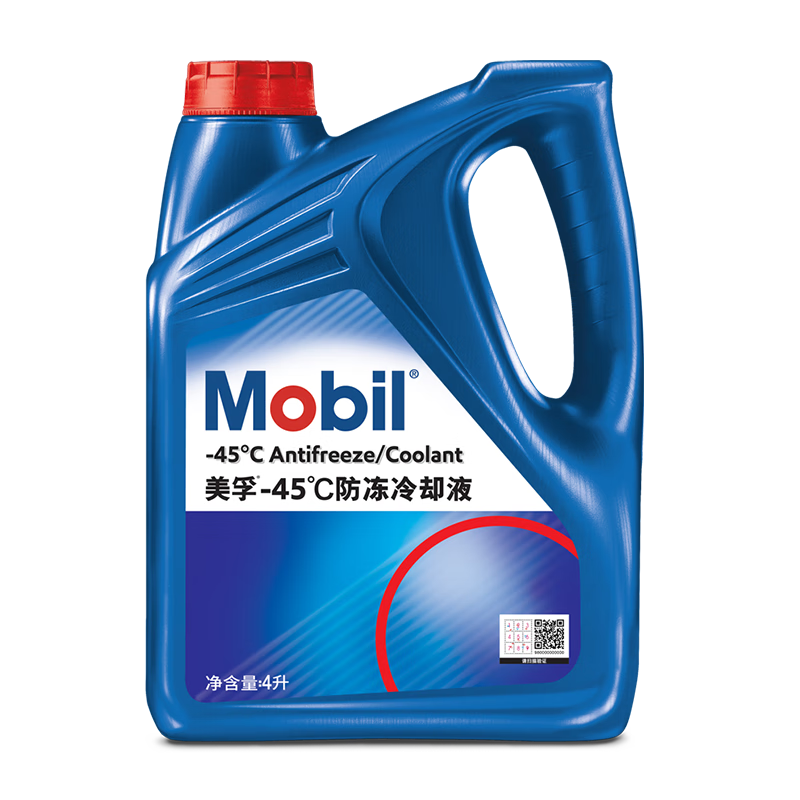 美孚（Mobil）防冻冷却液-45℃ 4L 汽车保养 ￥58.5