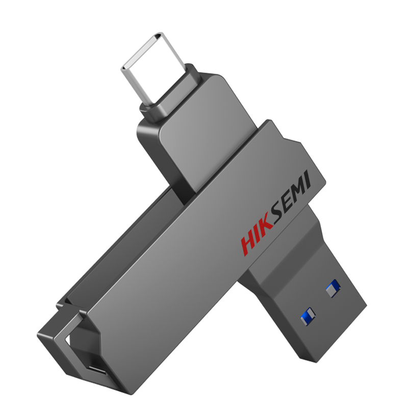 PLUS会员：HIKVISION 海康威视 128GB Type-C双接口手机U盘大容量X307C USB3.2高速两用双头U盘 42.69元包邮