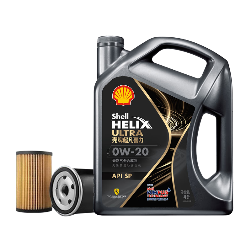 需首购：壳牌 Shell 保养单次卡 含机油机滤工时都市光影0W-20 SP 4L 238元（需领券）