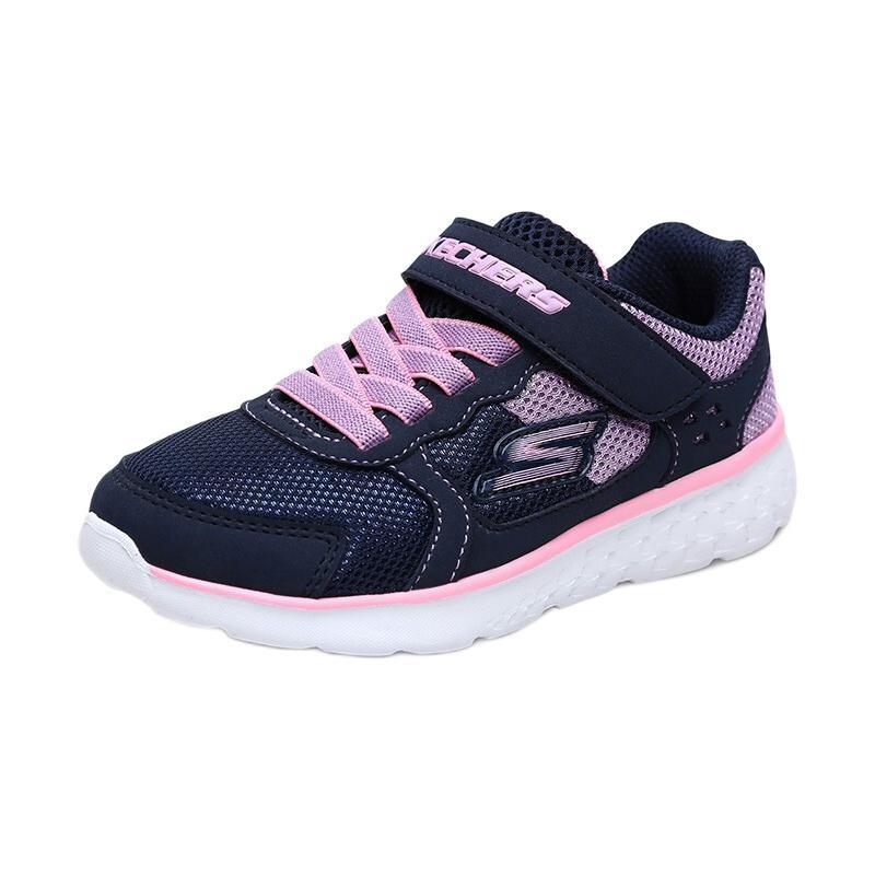 限移动端、京东百亿补贴：SKECHERS 斯凯奇 GO RUN 400 SPARKLE SPRINTERS 女童休闲运动鞋 81358L/NVPK 海军蓝色/粉红色 35码 券后149元