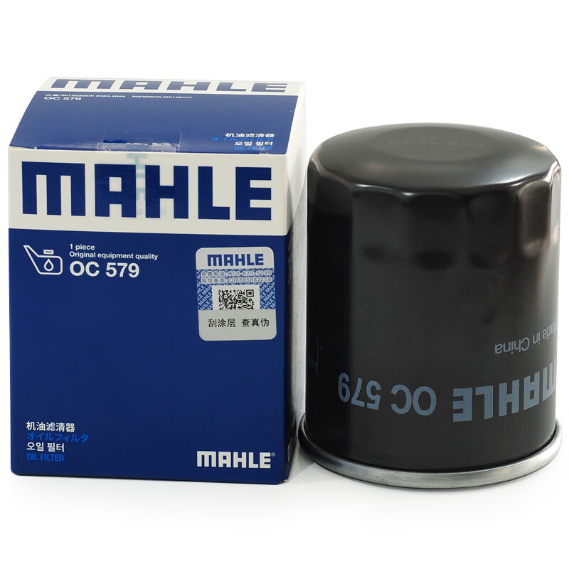 有券的上、PLUS会员：MAHLE 马勒 OC579 机油滤清器 券后9.8元