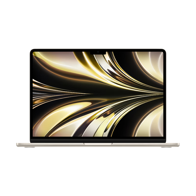 PLUS会员：Apple 苹果 MacBook Air 2022款 M2 芯片版 13.6英寸 轻薄本 星光色（M2 8+10核、核芯显卡、16GB、256GB SSD） 5884.21元（需领券）