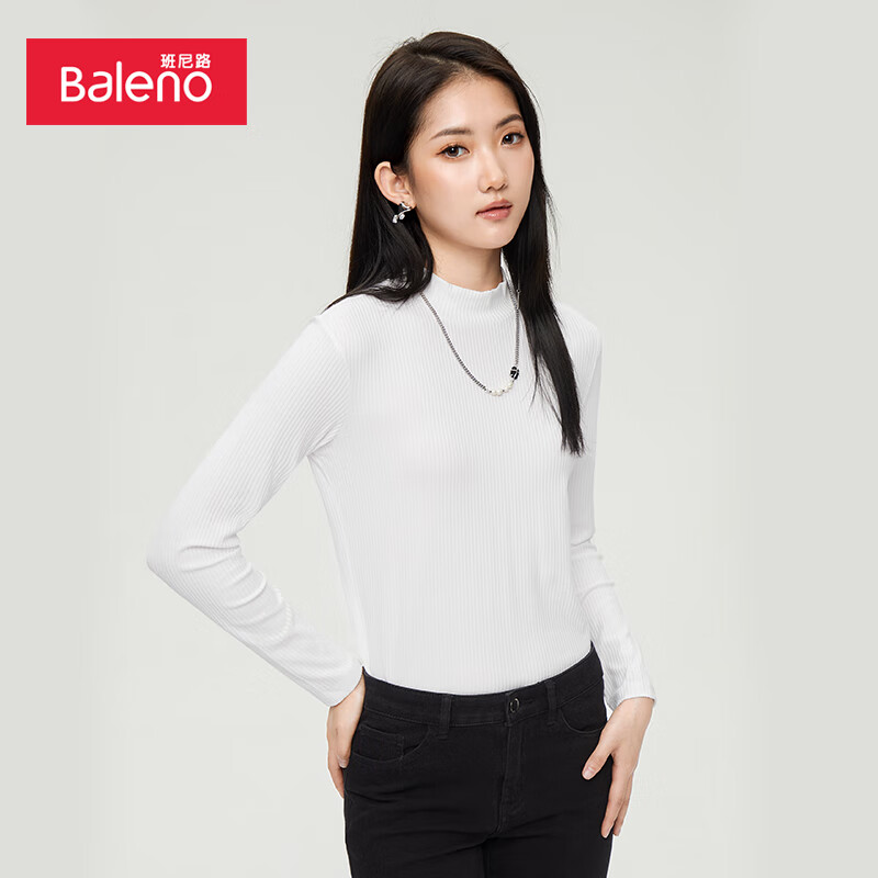 Baleno 班尼路 女款弹力修身长袖 88033919 券后49.9元