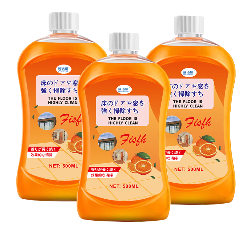 需首购：蓝洁星 LANJIEXING 拖地板清洁剂瓷砖木地板清洁液 500ml 4.69元