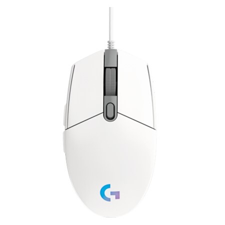 logitech 罗技 G102 二代 有线鼠标 8000DPI RGB 白色 109元