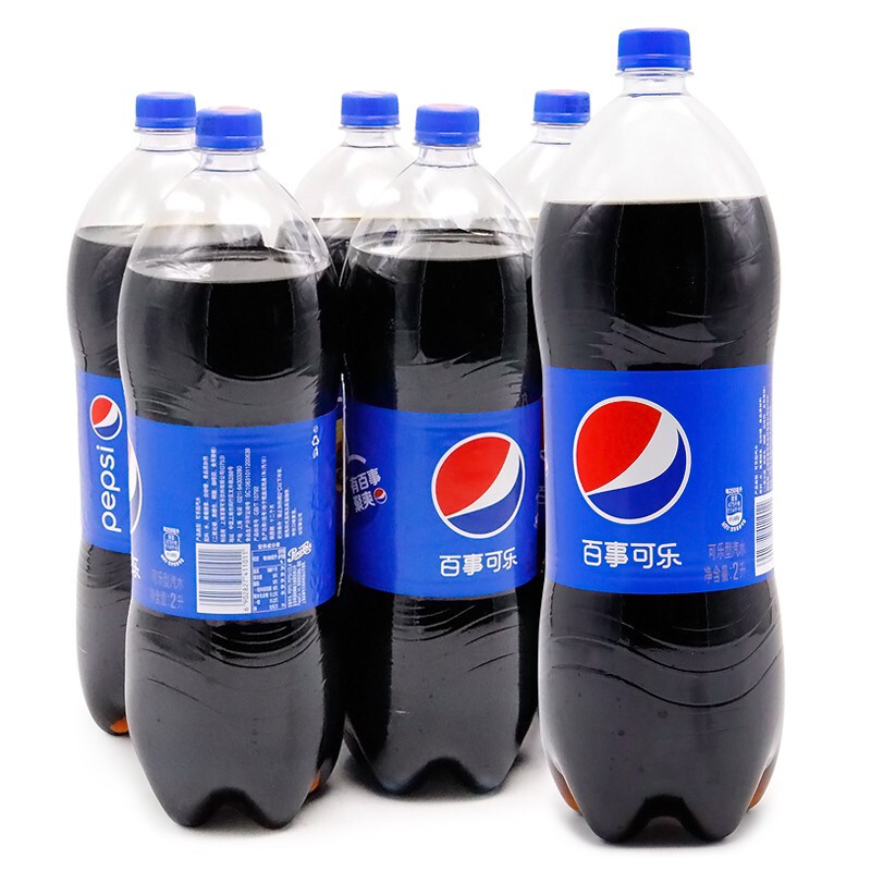 pepsi 百事 可乐 碳酸饮料 2L*6瓶 38.51元