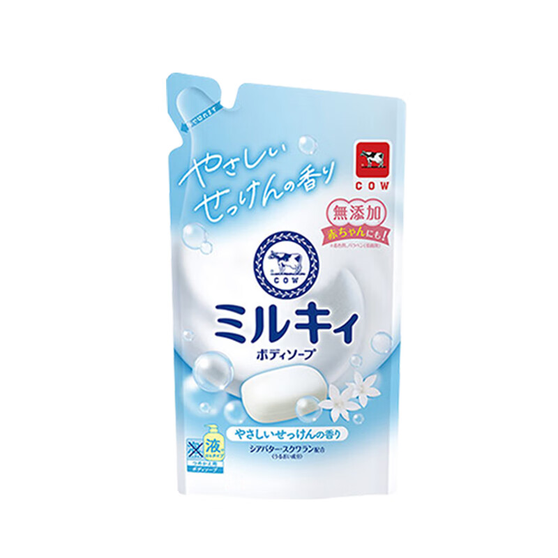 COW STYLE 牛乳石碱 滋润保湿沐浴露 肥皂香味 补充装360ml 13.2元