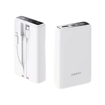 ROMOSS 罗马仕 PAC10 10000mAh 自带线充电宝 20W 99元