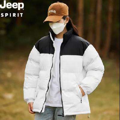 京东百亿补贴：JEEP SPIRIT 棉服冬季户外保暖立领棉衣 多色可选  98.23元包邮