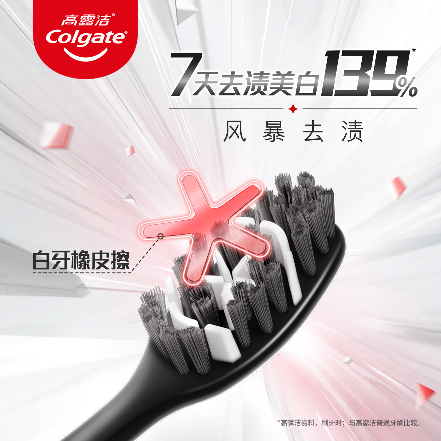 Colgate 高露洁 男士中硬毛牙刷 *2 券后9.73元