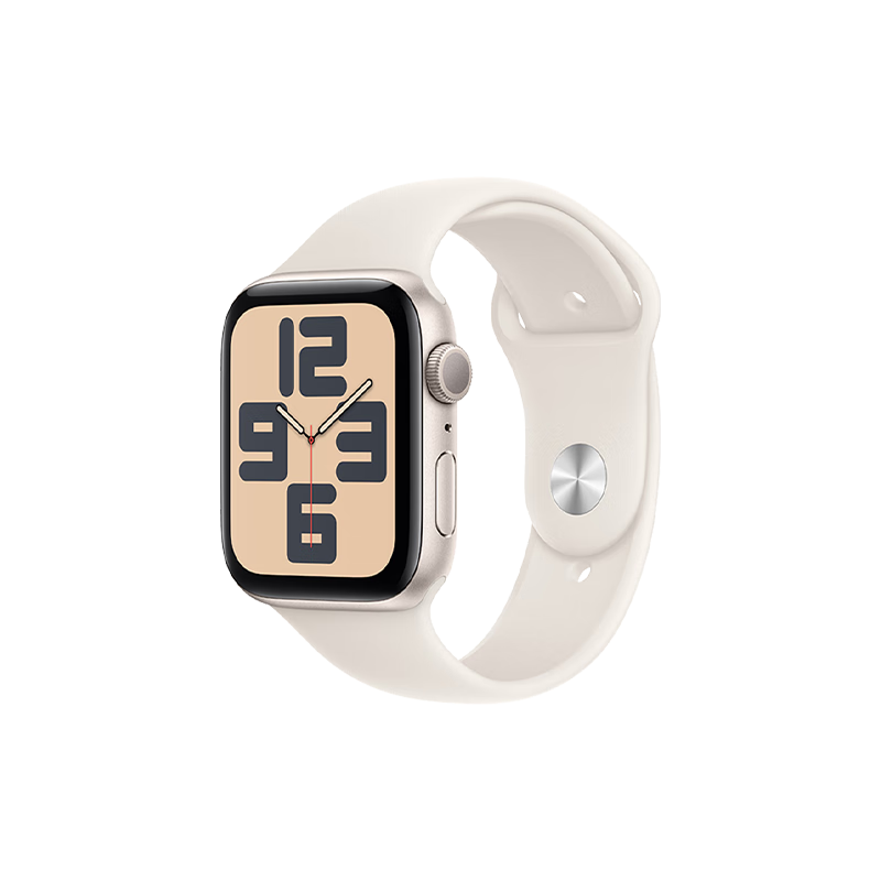 Apple/苹果 Watch SE 2024款 智能手表GPS款44毫米 星光色S/M 1749元（需领券）