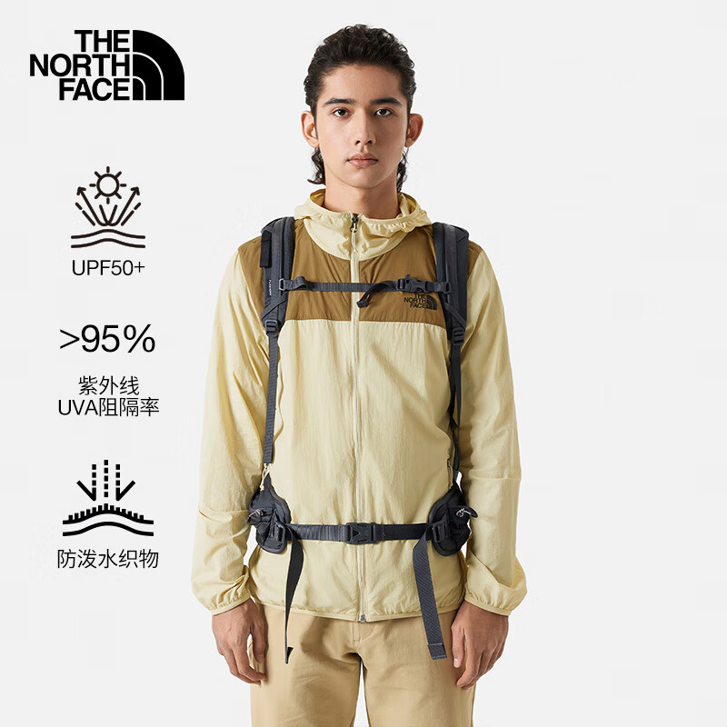 THE NORTH FACE 北面 防风夹克运动户外男薄风衣薄夹克舒适耐穿24春季|8AUS 92Q/棕色 XL/180 318元