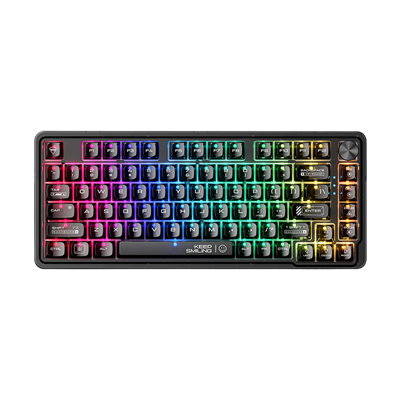 MACHENIKE 机械师 K500-M81 81键 有线机械键盘 黑色 磁灰轴 RGB 249元