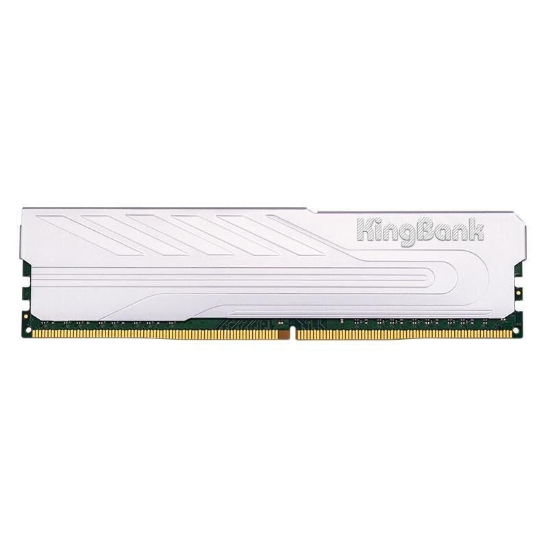 京东PLUS：KINGBANK 金百达 银爵系列 DDR4 3200MHz 台式机内存 马甲条 银色 16GB CL16 154.23元