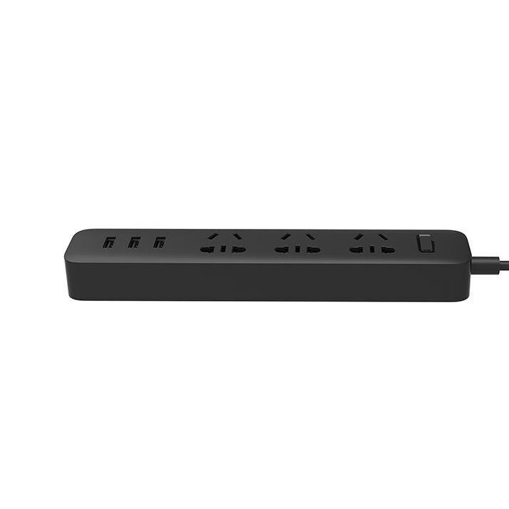 Xiaomi 小米 XMCXB01QM 新国标插排 三位五孔+3USB 黑色 1.8m 49元