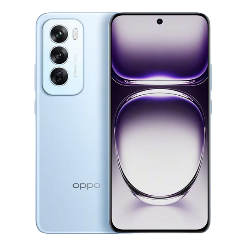 京东百亿补贴、plus会员：OPPO Reno12 5G手机 16GB+512GB 晨雾蓝 2602.92元