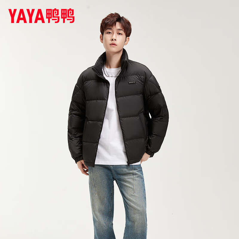 YAYA 鴨鴨男女2024冬季戶外短款羽絨服 ￥147.66