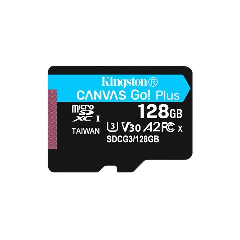 Kingston 金士顿 SDCG3 Micro-SD存储卡 128GB（UHS-I、V30、U3、A2） 94.9元